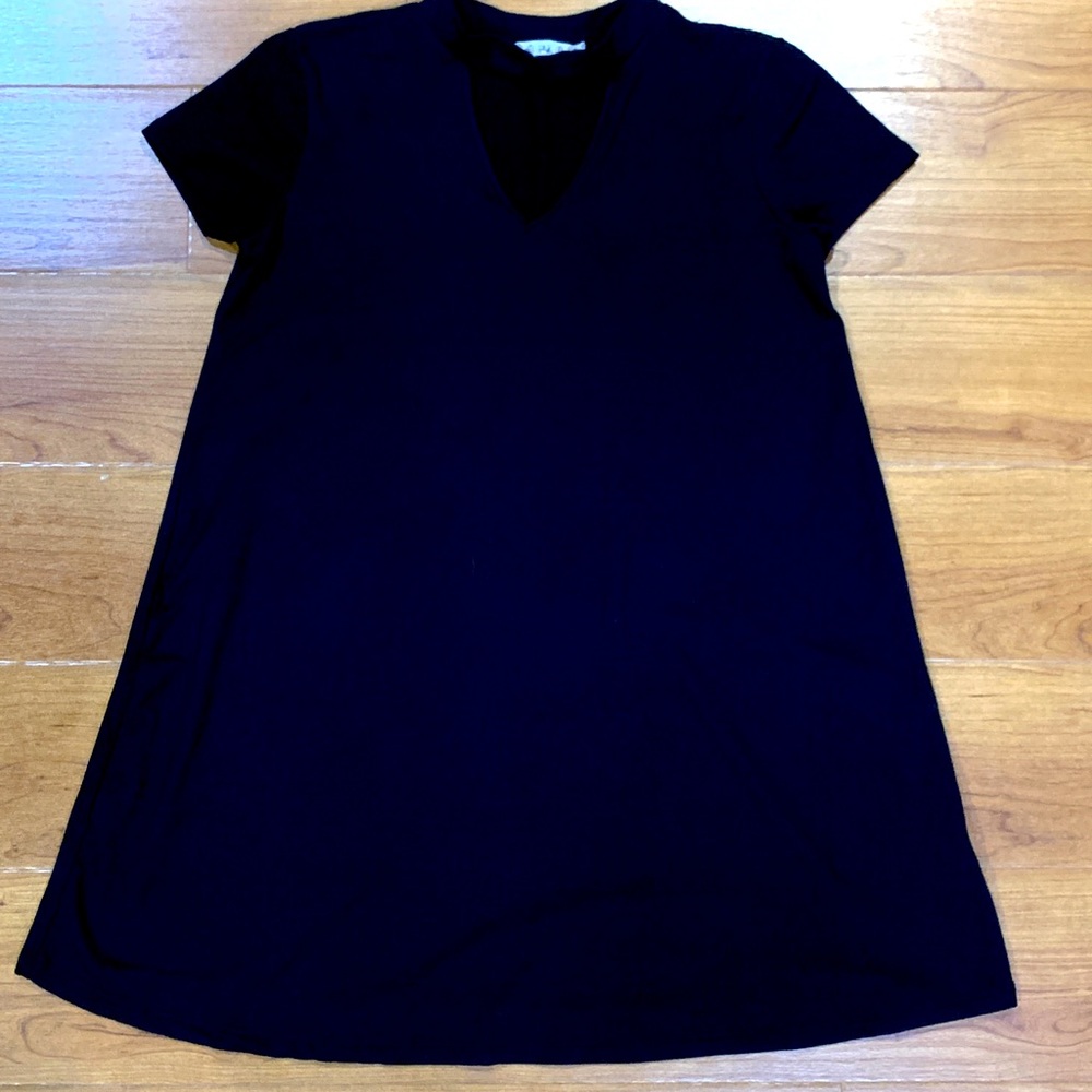 Pink Republic Black Mock Turtleneck A-line Dress Girls 10/12